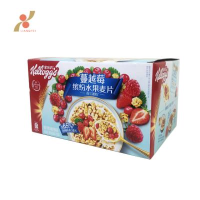 China Recyclable Custom Food Packaging Thin Corrugated Paper Box for sale