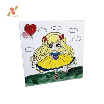 China DIY Educational Pretty Girl Educational Kids Printed Canvas for sale