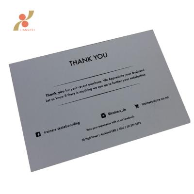 China Global Custom Paper Card Buying Customer Invitation and Thank You Suite for sale