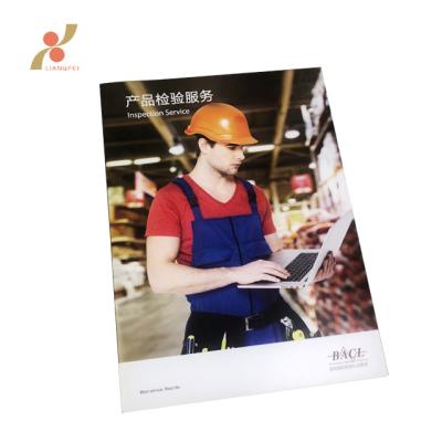 China Environmental Protection Customized Printing Soft Cover Product Checking Art Paper Booklet for sale