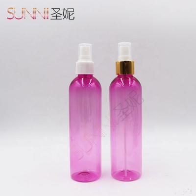 China Customized ECO Color Cosmetic Fuchsia Mist Toner Serum Plastic Bottle For Cosmetic Spray Bottles for sale