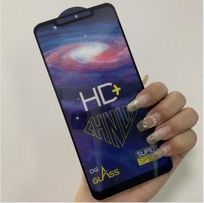 China Oil 0.3mm Anti Bubble 9H Full Cover Glue Free HD+ Full Coverage Clear Tempered Glass Screen Protector Fits iPhone 13 pro 13 for sale