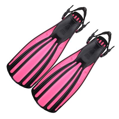 China Durable Adjustable Open Lung Longfoot Deep Diving TPR Heel Diving Fins for sale