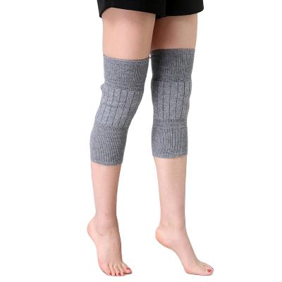 China Adjustable elasticity breathable autumn and winter men and women thin wool knitting old cold leg four seasons cold knee brace for sale