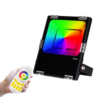 China Landscape Lighting 2021 Hot Sales Ip66 Waterproof App Slim 30w Smart Remote Control High Lumen Led Flood Light RGB for sale