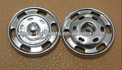 China Dry cleaning Europe designs brass sewing button sewing on snap button7.5mm 8mm 10mm 12mm 15mm 17mm 20mm 23mm 25mm 28mm 30mm 35mm 38mm 40mm en venta