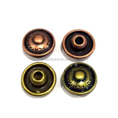 China Nickel Free Alloy Rivets For Garment / Pants Fitting Customized Rivets for sale