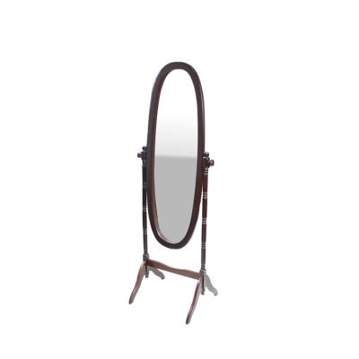 China Traditional Vintage Style Mirror Rack Floor Dressing Mirror Rack for sale