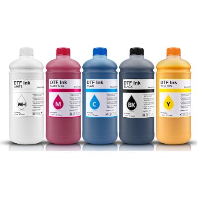 China 100% Safe Universal PET Supercolor 1000ML/Bottle Tintas DTF High Quality White Ink Film Transfer for sale