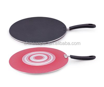 China Sustainable Hot Sale In Middle East Aluminum Stripe Design Tawa Nonstick Pan for sale