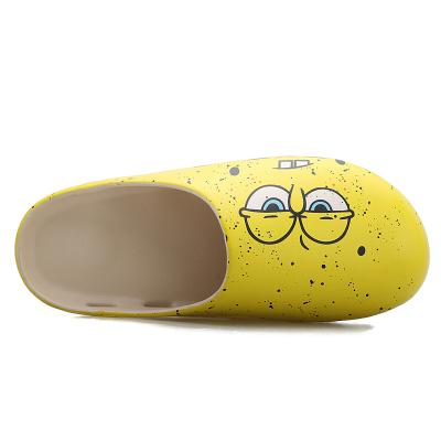 China CUSHIONING of SpongeBob EVA Shoes Woman Sandals Fashion Flip Flops Girls Slippers for sale