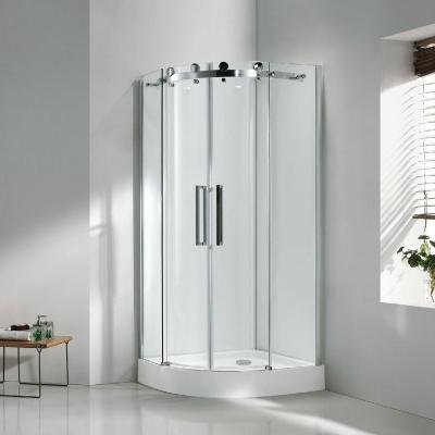 China modern shower safety tempered glass door screen for bathroom for sale