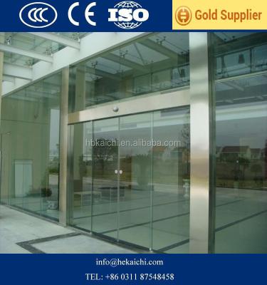 China Bend 10mm Curved Flat Tempered Glass Door With Polished Edge for sale