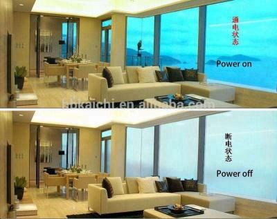 China Electric Switchable Acid Etched PDLC Glass Smart Glass For Bathroom Office for sale