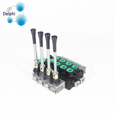 China Construction machinery P40 P80 P120 12v 120 liter monoblock control valve spool hydraulic directional hydraulic valve for sale