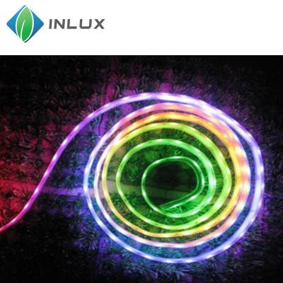 China Waterproof Illumination INLUX SMD5050 LED Outdoor Flexible Strip Fixture 10000 Kelvin Solar Diffused Led Light Strip for sale