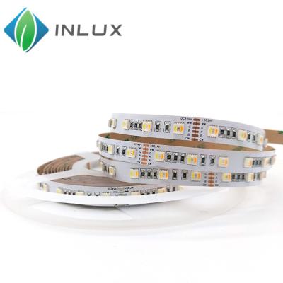 China LANDSCAPE factory direct sale 24W/M outdoor slim dc 12v 24v rgb led strip smd5050 rgbw led strip for sale