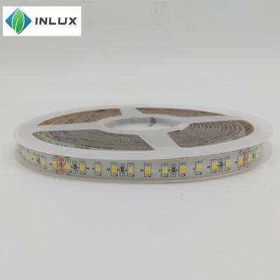 China DC 24V SMD 2835 W+W 120leds/m Decorative Lighting High Density IP65 Color Temperature Two Color Waterproof CCT Led Strip Light for sale