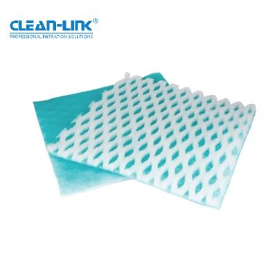 China Paint Factory Spray Booth Air Intake Bag Filter Media Paint Booth Rhombus Honeycomb Pocket Filter Roll for sale