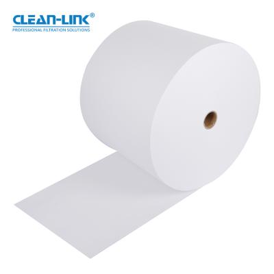 China Customized Paint Plant Air Filter Sheet Mesh Air Purifier Filter Media Fiberglass Paper for sale