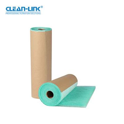 China Auto Spray Booth G4 Fiberglass Filter Media Spray Booth Paint Stop Floor Filter for sale