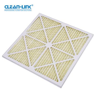 China Wholesale Paper Air-Condition Filtration System Factory Frame Pleated Primory G4 Air Filter for sale