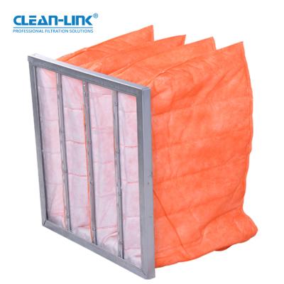 China Pocket Filter Replacement Efficiency F5 Pocket Bag Filter Nonwoven Air Filters for sale