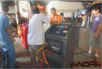 Chine 600ml sèchent la machine de rinçage et de nettoyage de système du filtre a/c, système réfrigérant de récupération à vendre