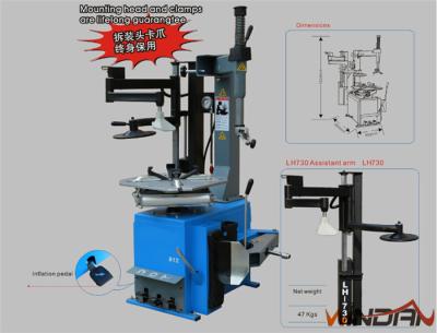 China Semi-automatic Car Tyre Changer Machine With Max. Rim Width 12.5'' for sale