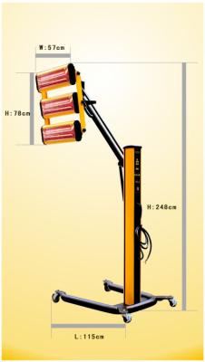 China Multifunctional Shortwave Infrared Car Paint Curing Equipment , Auto Paint Dryer WD-3A for sale