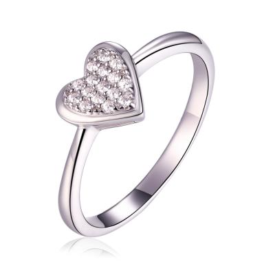 China CLASSIC wholesale hot sale classics designs custom jewelry 925 Sterling Silver Rings Heart Ring for women for sale