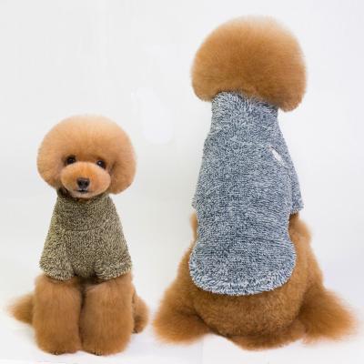 China Stocked 2022 New Design Dog Jacket Winter Fleece Pet Wear Hoodie Extra Warm Soft Pet Jacket Clothes for sale