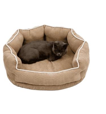 China 2022 Classic Sustainable Design Extra Anti Slip Cat Cave Dog Bed Heated Soft Warm Pet Bed for sale