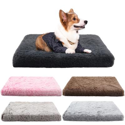 China Sustainable Hot Sale Flat Orthopedic Foam Pet Bed Anti Slip Soft Hot Machine Cat Dog Heated Pet Bed Washable for sale