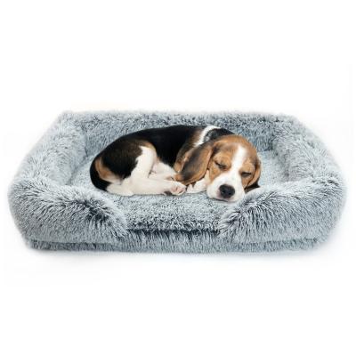 China Sustainable Hot Sale Flat Orthopedic Foam Pet Bed Anti Slip Soft Hot Machine Cat Dog Heated Pet Bed Washable for sale