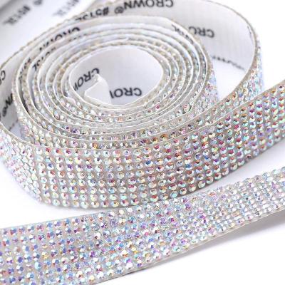 China 2.7cm Sale Crystal Rhinestone Neckband Women Clothing Environmentally Friendly Embellishment Rhinestone Whole Setting for sale