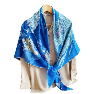 China 2021 new classic kashmiri cashmere shawls floral chiffon high quality shawl scarf for women for sale