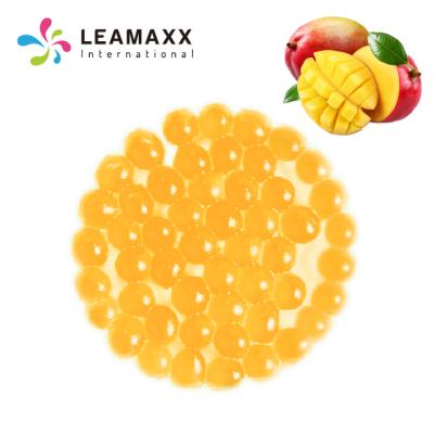 China Hot Selling Bubble Tea Wholesale Taiwan Leamaxx Mango Jumping Boba Juice Ball for sale