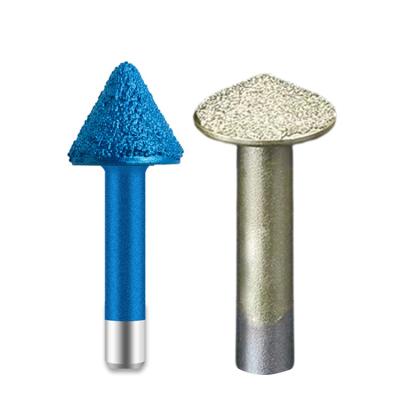 China 3D Carbide Diamond Bit Marble Stone Engraving Vacuum Welded Diamond Bits Marble Granite Bluestone Sandstone Bits for sale