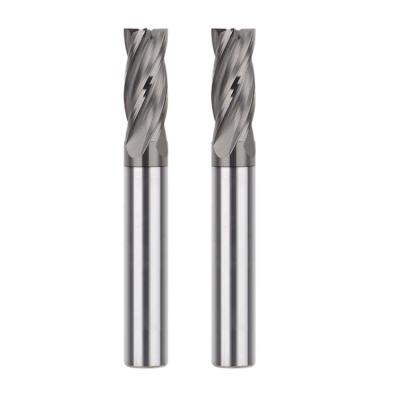 China Solid Graphite Carbide Graphite End Mill Diamond Coating End Mills For Ceramic Graphite Carbon Fiber for sale