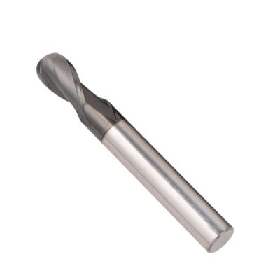 China Graphite CNC Diamond Coated Ball Nose End Mill For Graphite Carbide End Mill for sale