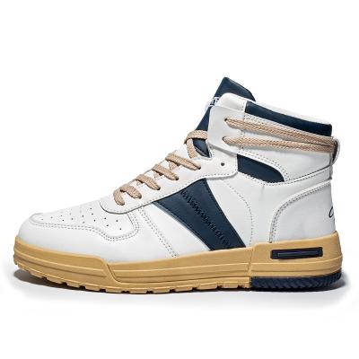 China Wholesale Fashion Trend Factory High Top And Sporty Shoe Without Lace Blue Shoessneaker For Man's Sneaker for sale