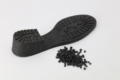 China Black SG3 Soft PVC Compound Shoe Sole Mental Free for sale