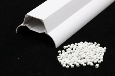 China 25kgs/Bag Extrusion Profile PVC Plastic Granules FDA for sale