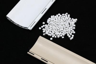 China Hard Compounds Virgin PVC Granules Building Profiles for sale