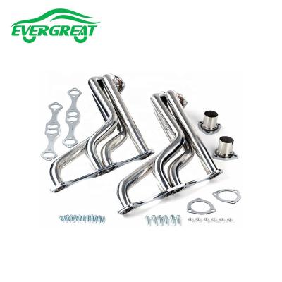 China SS201 Performance Exhaust Headers For Chevy GMC 5.0L 5.7L 305 350 V8 Small Block Hugger for sale