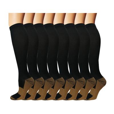 China Breathable Medical Socks Soccer Athletic Football Boots Logo Thigh High Compression Socks Custom Made for sale