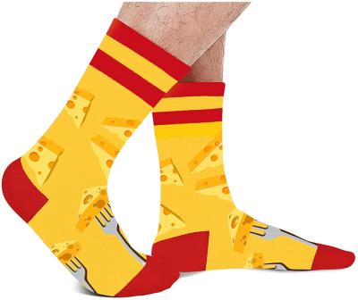 China OEM ML-001 Sporty High Quality Funny Dress Crew Socks Mens Socks 100% Cotton for sale