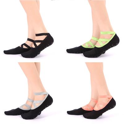 China Best Quality Unique Dance Barre Ballet Pilates Socks Custom Women Soft Silicone Sporty Anti-Slip Cotton Grip Yoga Socks For Women for sale