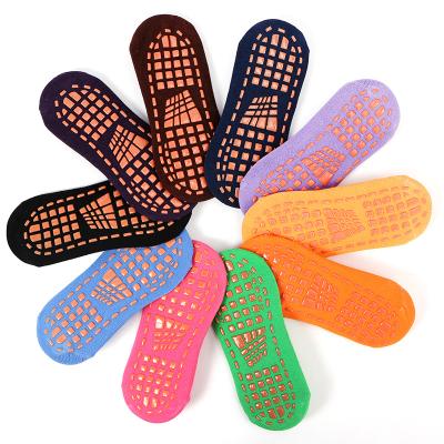 China Wholesale Hot Sale Breathable High Quality Custom Women's Grabbed Trampoline Boots Anti Slip Gym Socks for sale